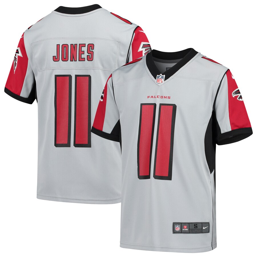 Julio Jones Atlanta Falcons Nike Youth Inverted Game Jersey Silver