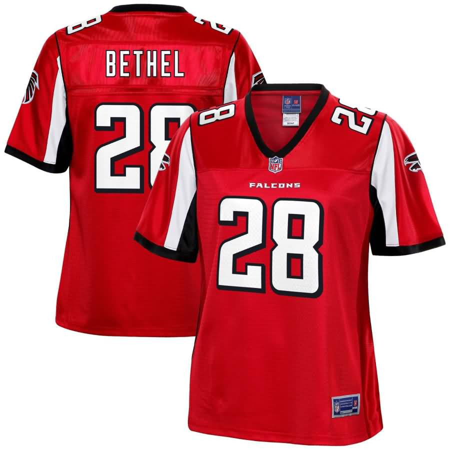 Justin Bethel Atlanta Falcons Nfl Pro Line Womens Player Jersey Red