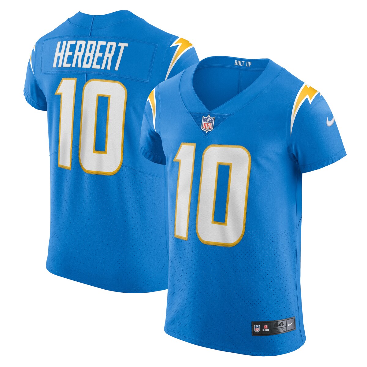 Justin Herbert Los Angeles Chargers Nike Vapor Elite Player Jersey Powder Blue