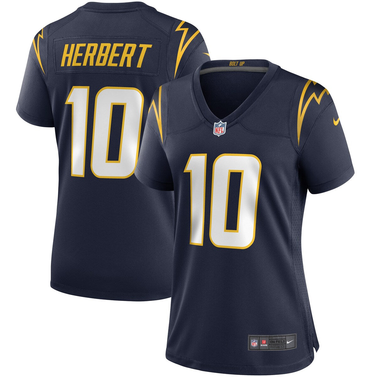 Justin Herbert Los Angeles Chargers Nike Womens Game Jersey Navy