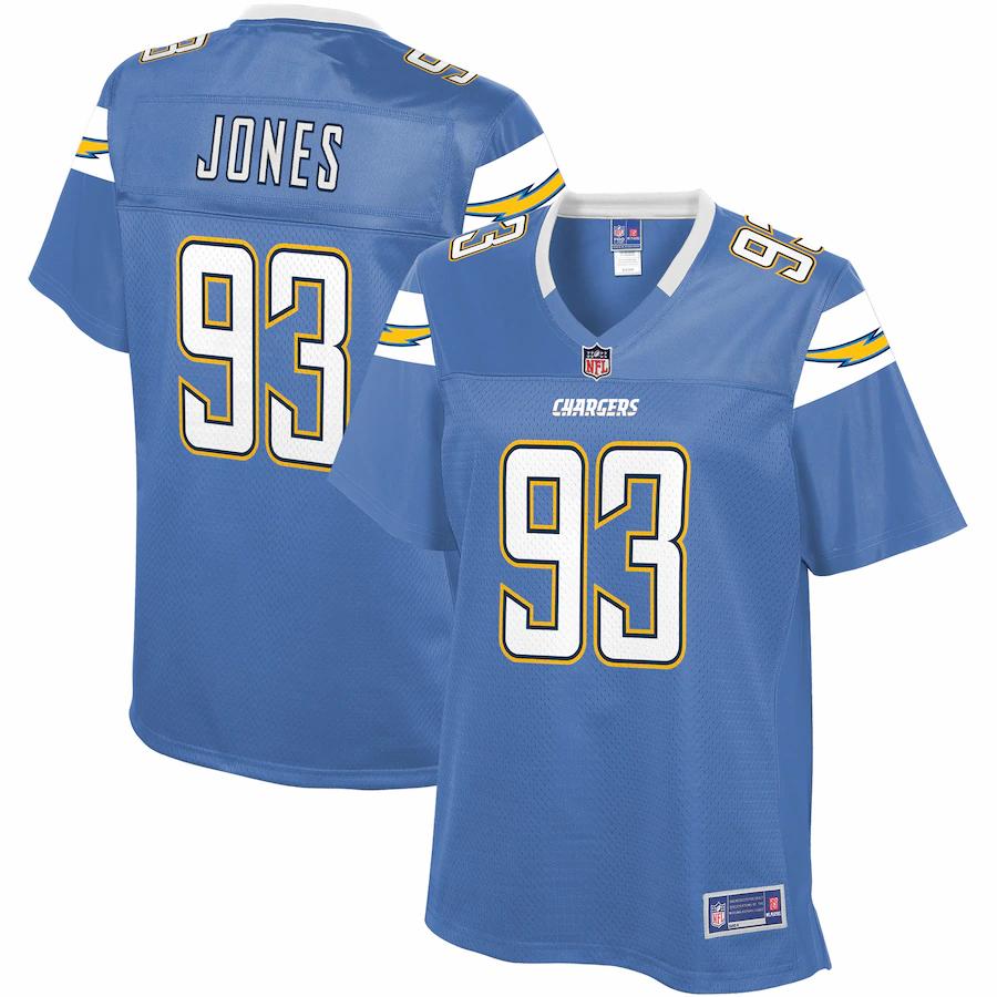 Justin Jones Los Angeles Chargers Nfl Pro Line Womens Alternate Team Player Jersey Powder Blue