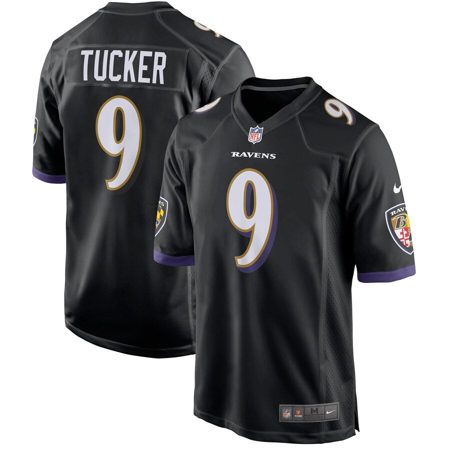 Justin Tucker Baltimore Ravens Nike Game Jersey Black