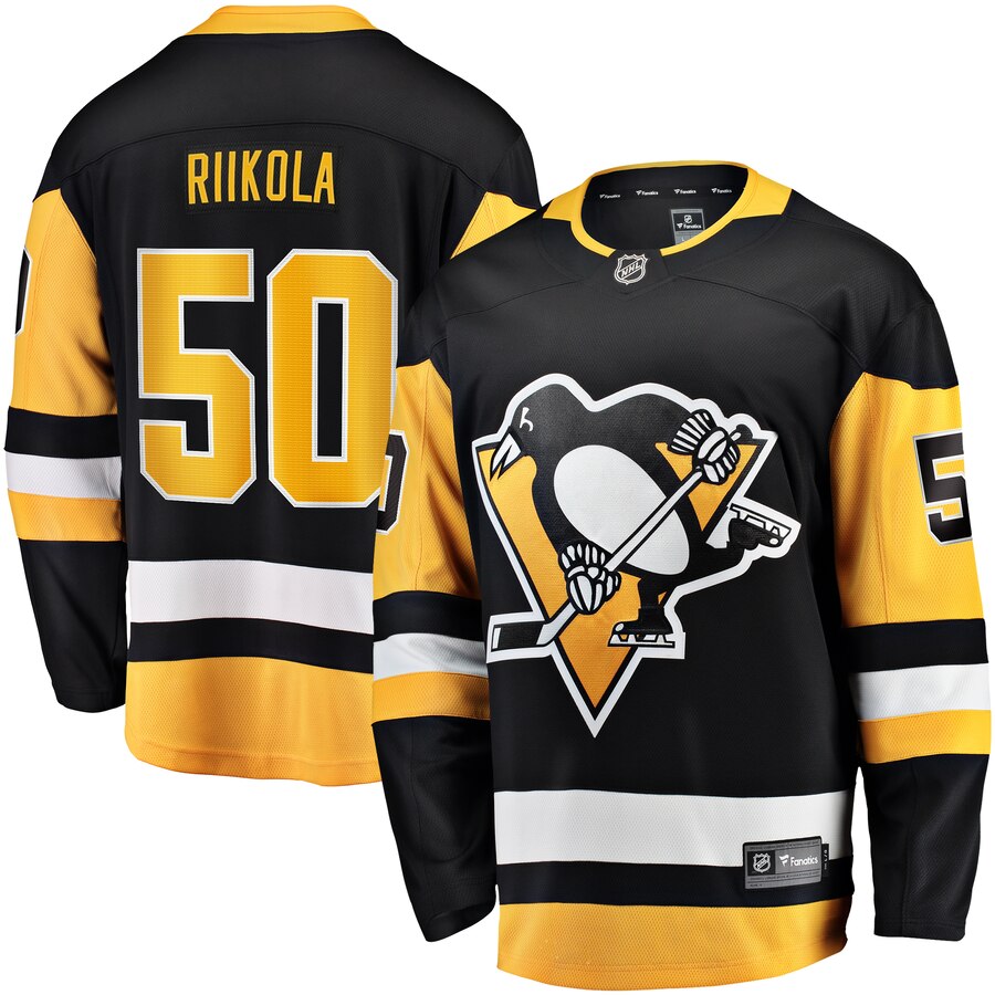 Juuso Riikola Pittsburgh Penguins Fanatics Branded Home Breakaway Player Jersey Black