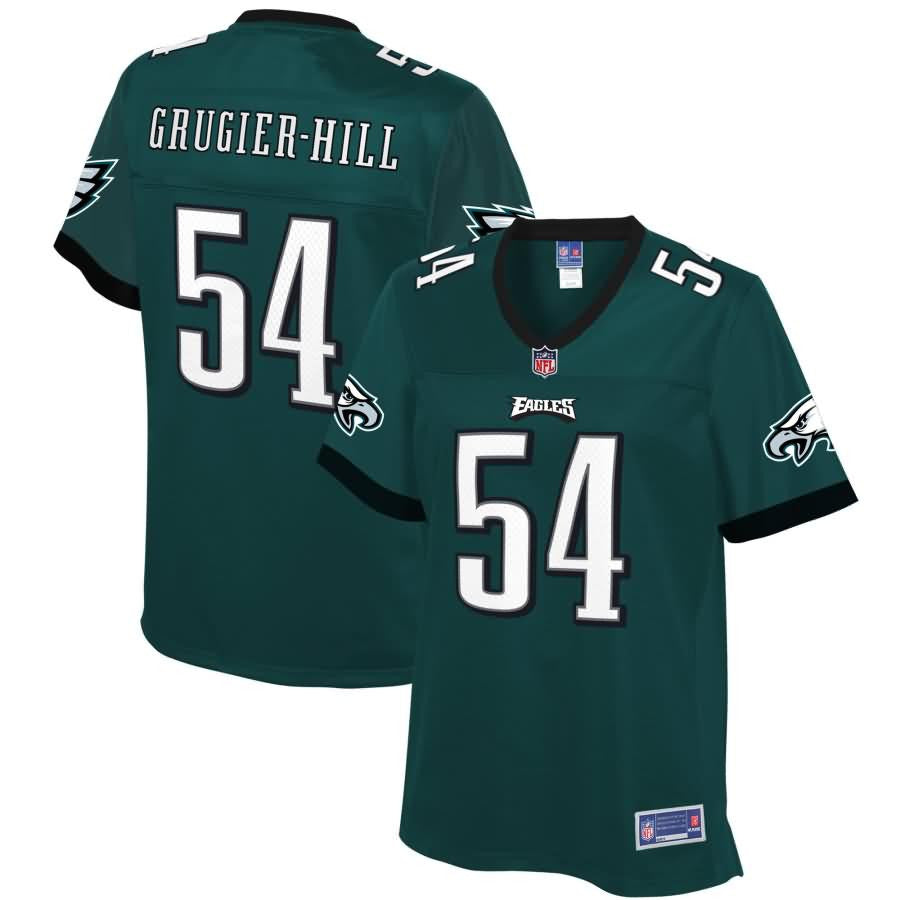 Kamu Grugier hill Philadelphia Eagles Nfl Pro Line Womens Team Color Player Jersey Midnight Green