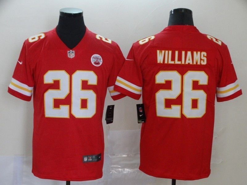 Kansas City Chiefs Damien Williams 26 Nfl Red Jersey Jersey