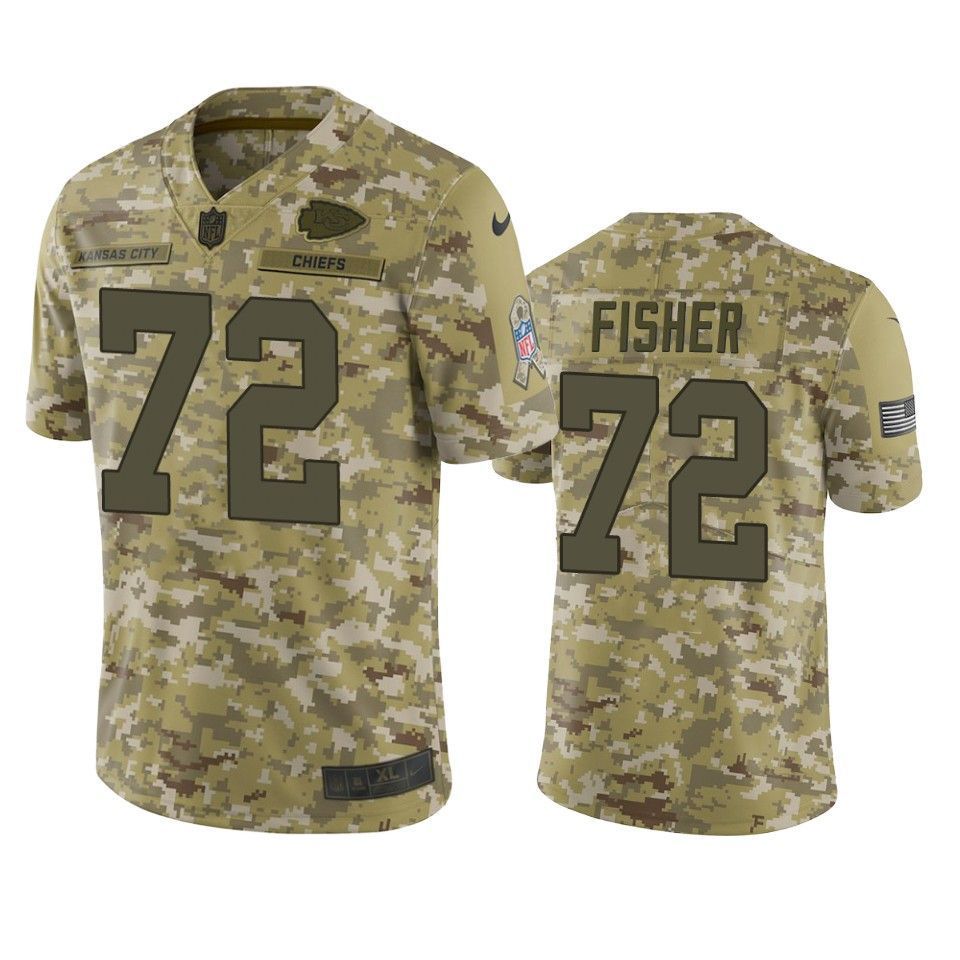 Kansas City Chiefs Eric Fisher Jersey Nfl Camo Salute To Service