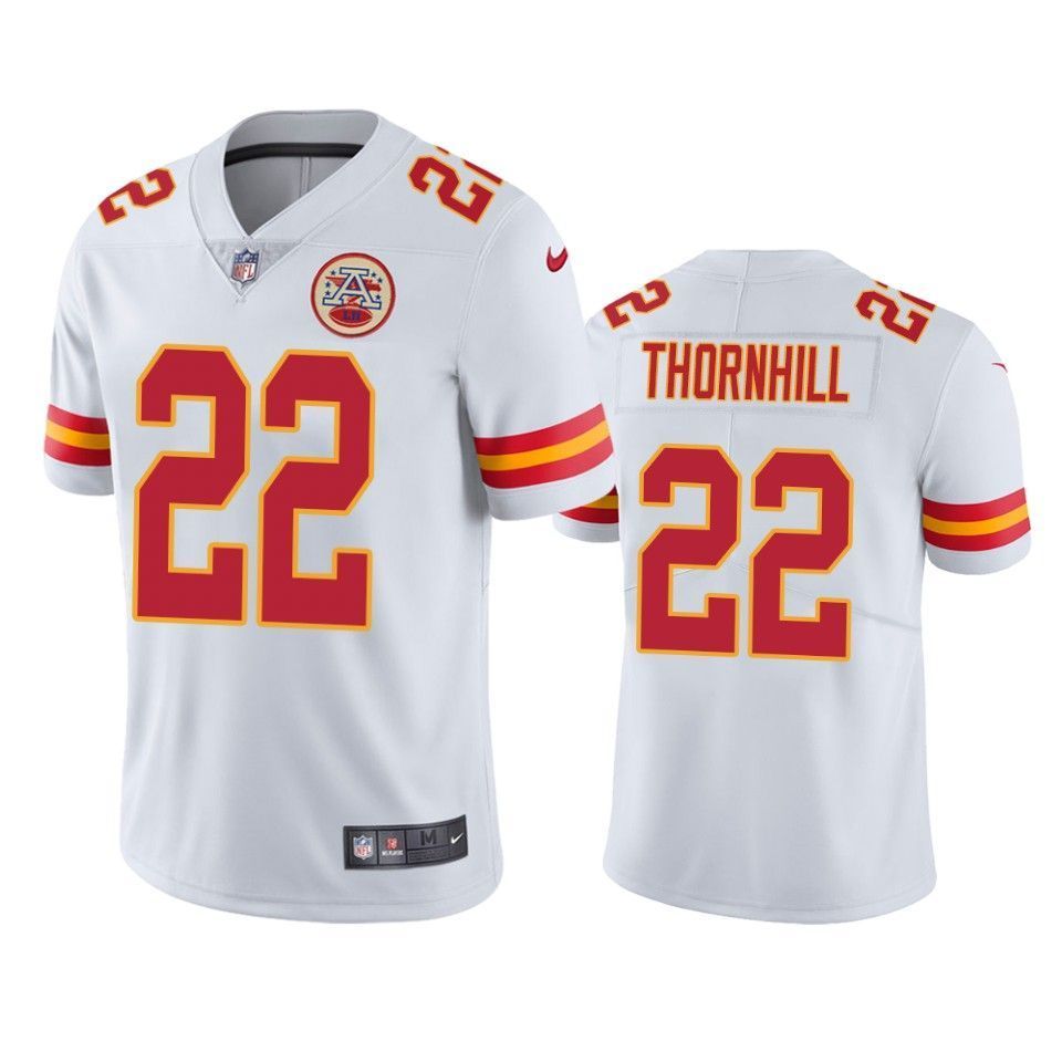 Kansas City Chiefs Juan Thornhill 2019 Nfl Draft White Vapor Limited Jersey
