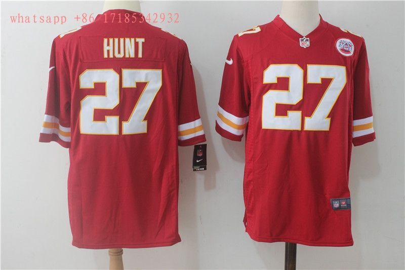 Kansas City Chiefs Kareem Hunt 27 Nfl Red Jersey Jersey