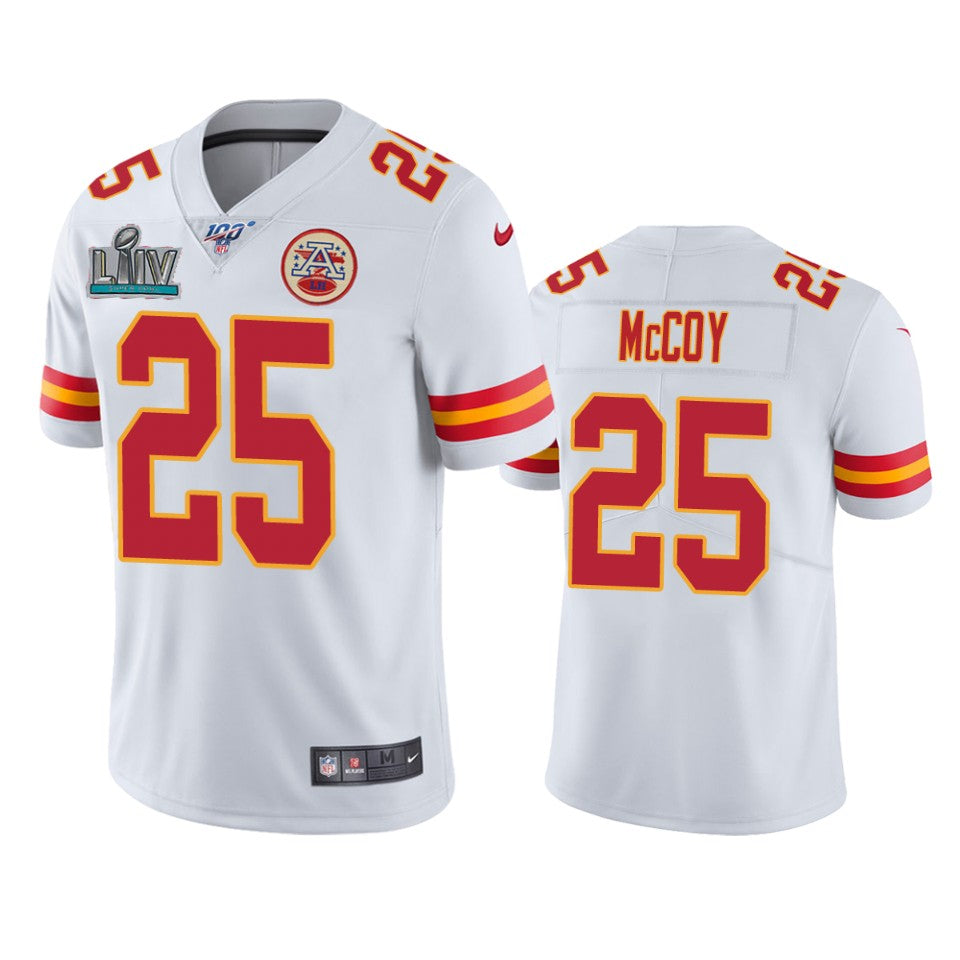Kansas City Chiefs Lesean Mccoy White Super Bowl Liv Vapor Limited Jersey