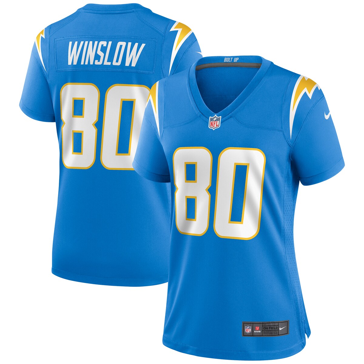 Kellen Winslow Los Angeles Chargers Nike Womens Game Retired Player Jersey Powder Blue