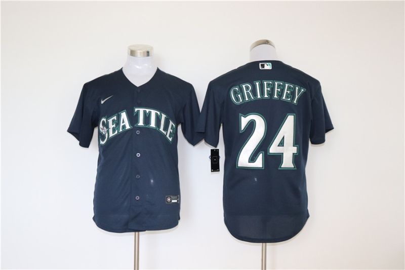 Ken Griffey Jr 24 Seattle Mariners 2020 Mlb Black Jersey