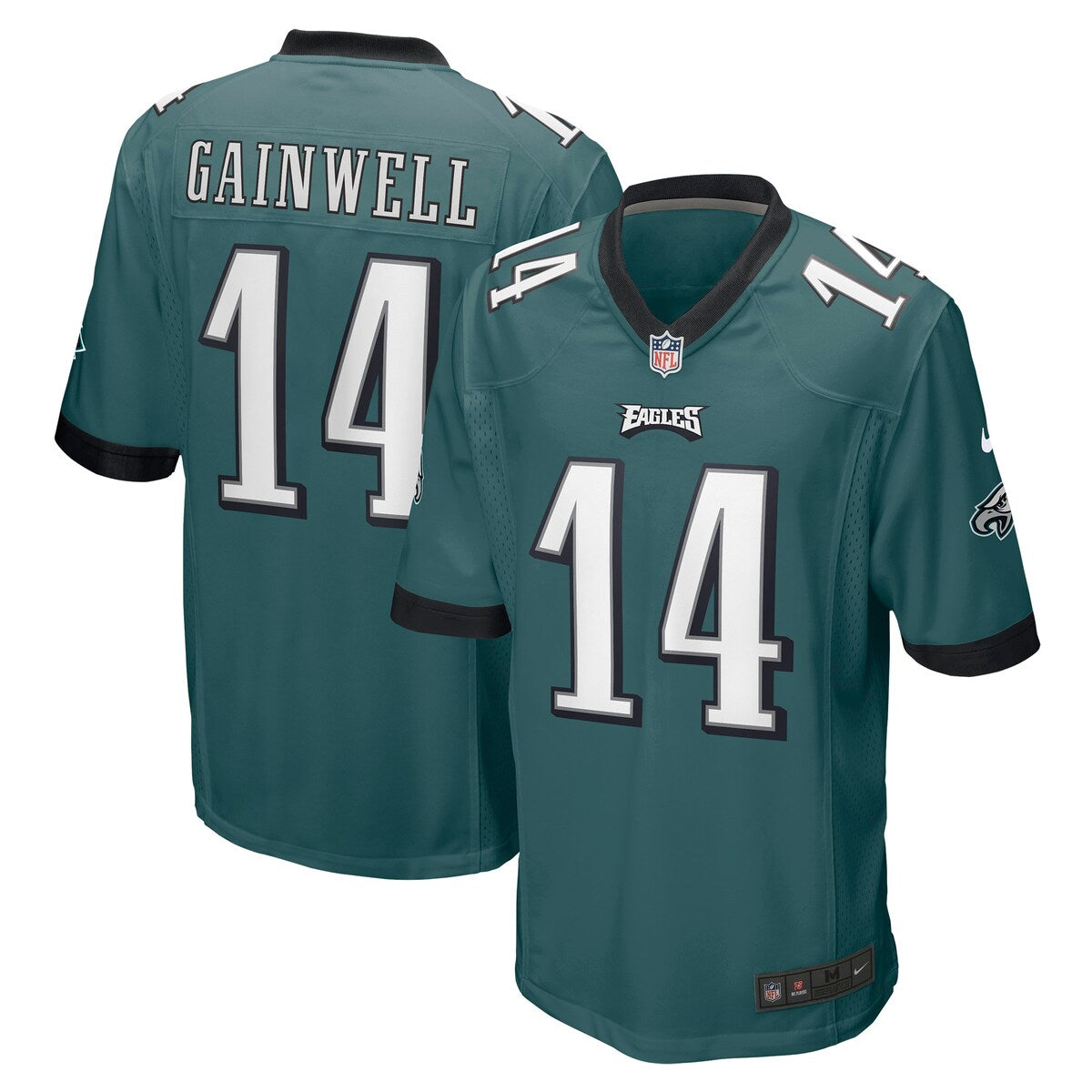 Kenneth Gainwell Philadelphia Eagles Nike Game Jersey Midnight Green