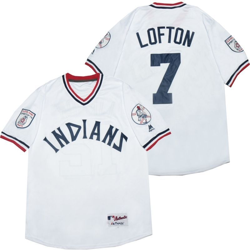 Kenneth Lofton 7 2020 Mlb White Jersey