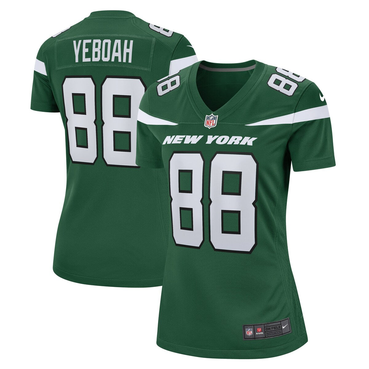 Kenny Yeboah New York Jets Nike Womens Game Player Jersey Gotham Green