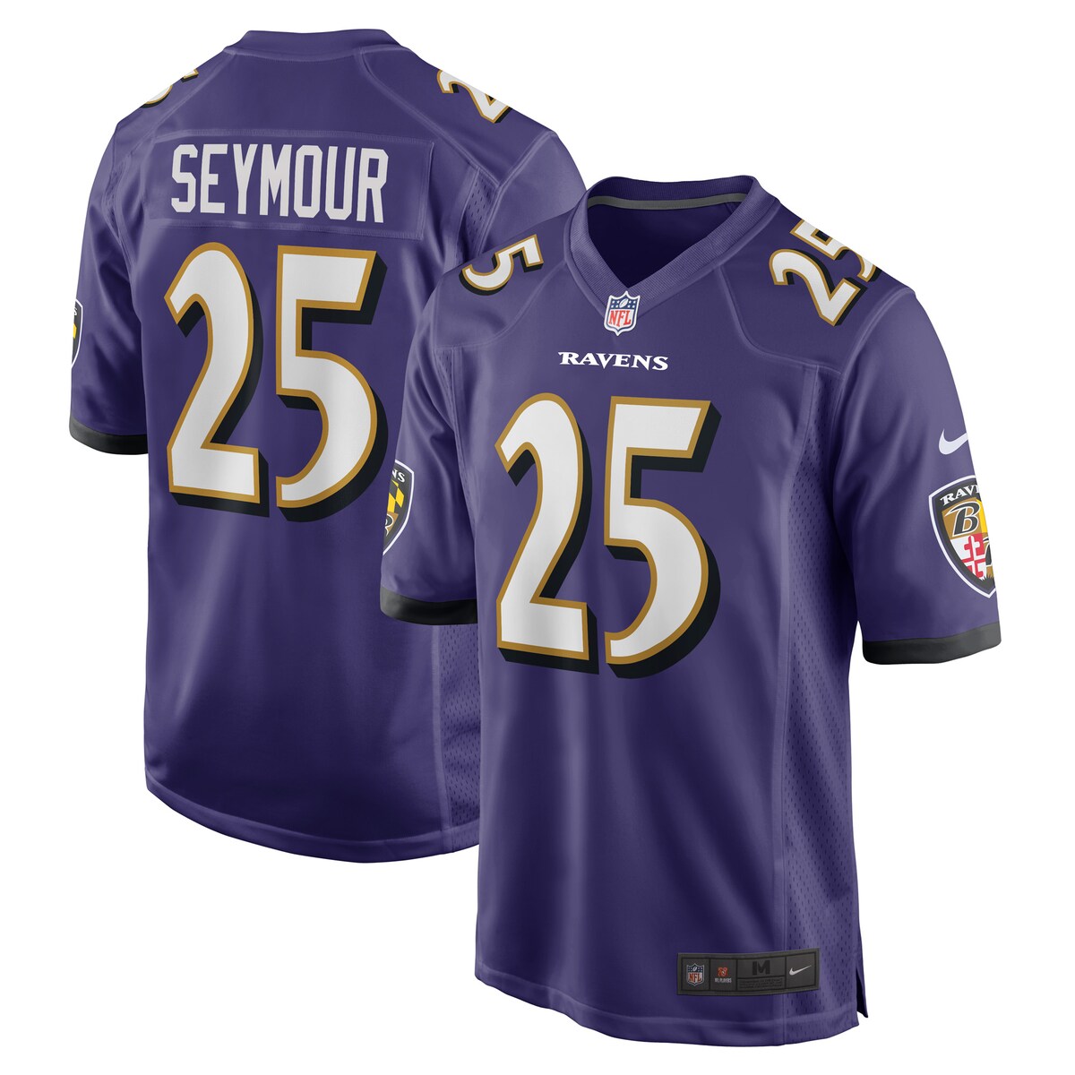 Kevon Seymour Baltimore Ravens Nike Game Player Jersey Purple