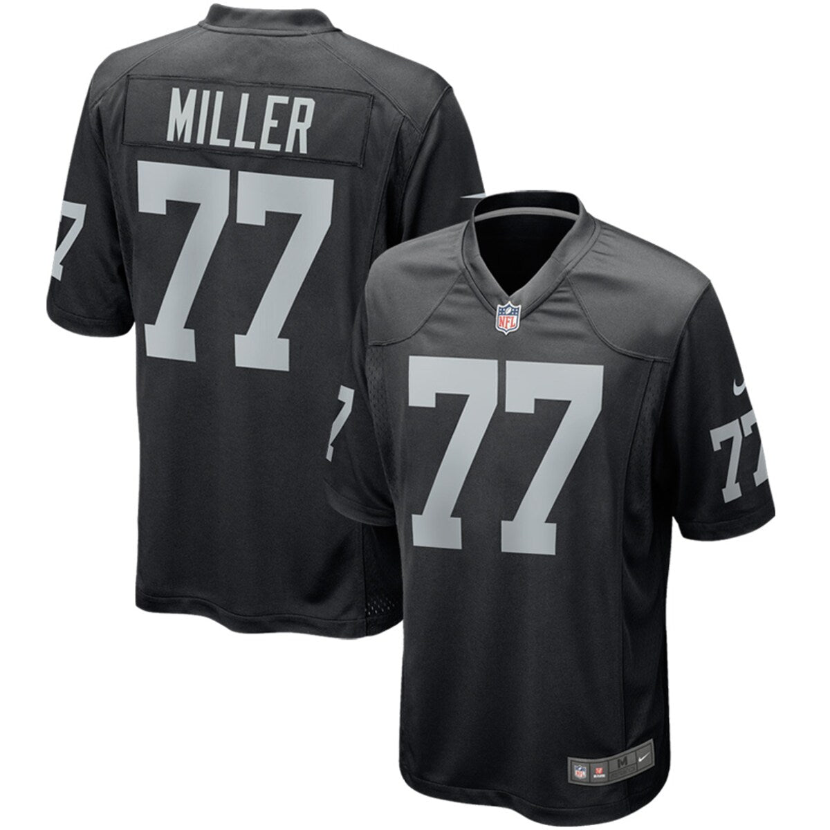 Kolton Miller Las Vegas Raiders Nike Game Player Jersey Black