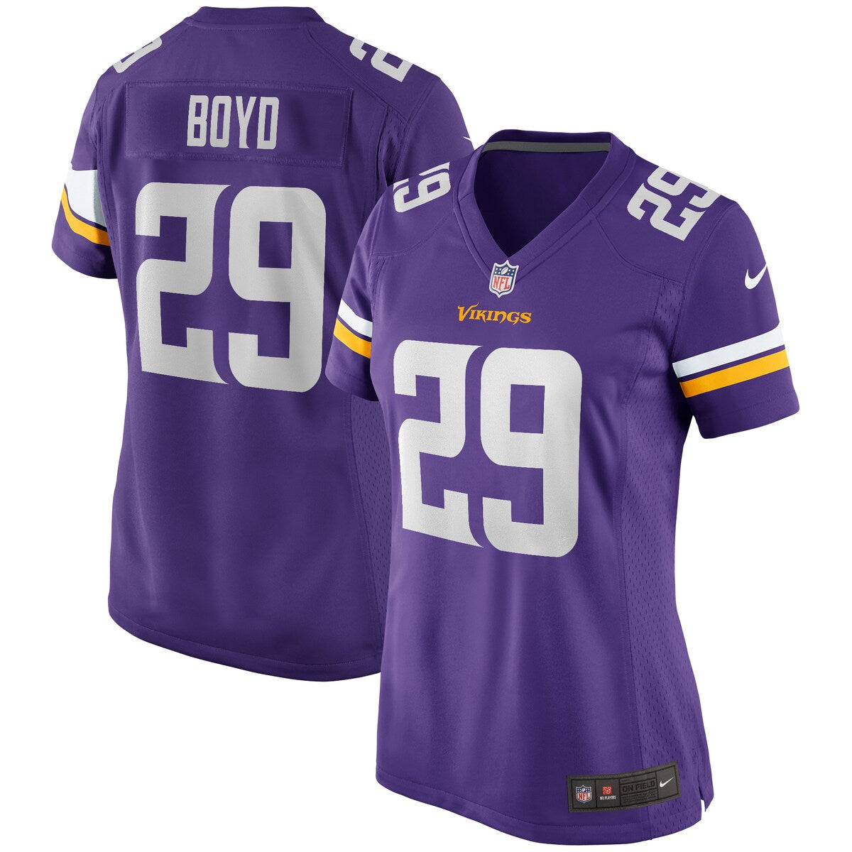Kris Boyd Minnesota Vikings Nike Womens Game Jersey Purple