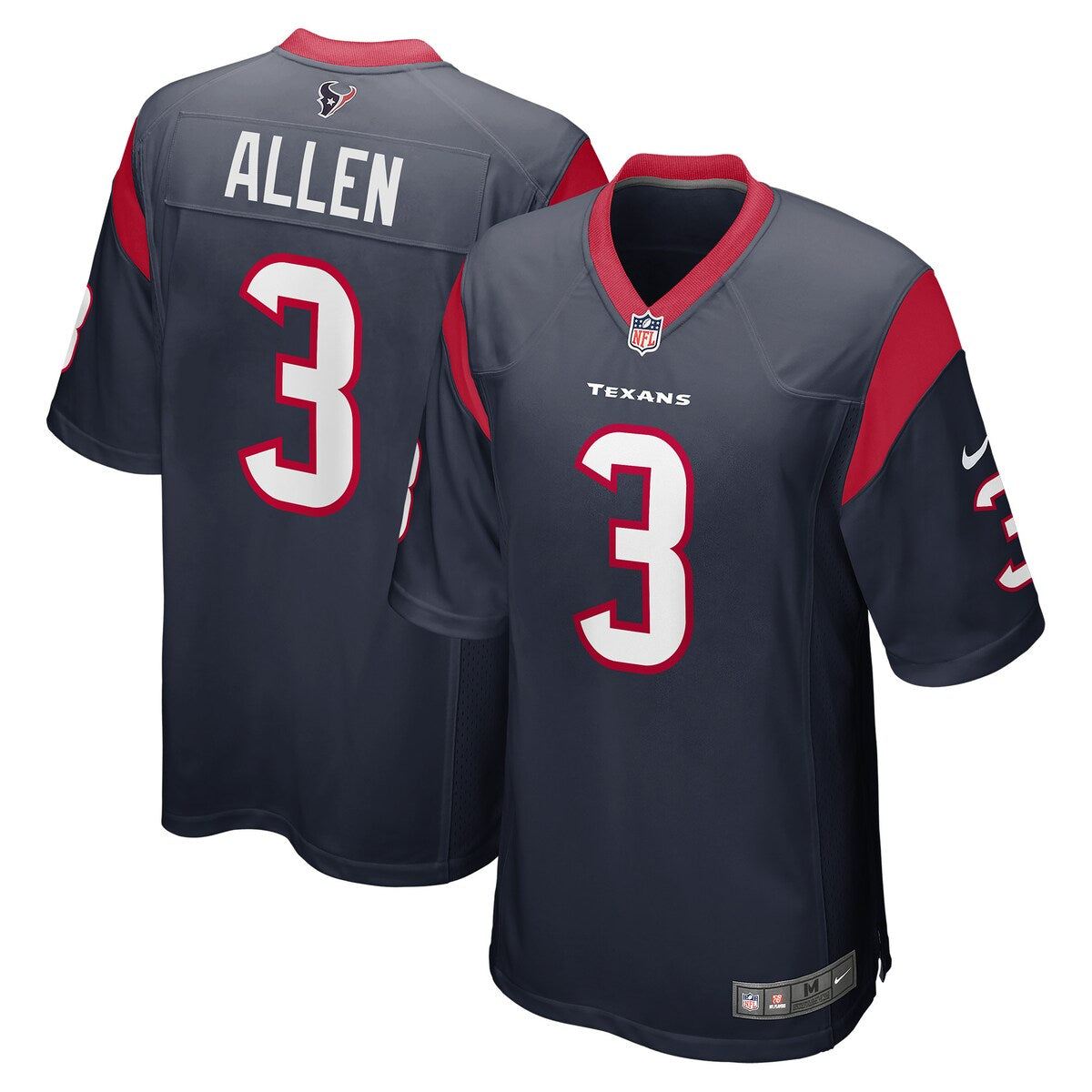 Kyle Allen Houston Texans Nike Game Jersey Navy