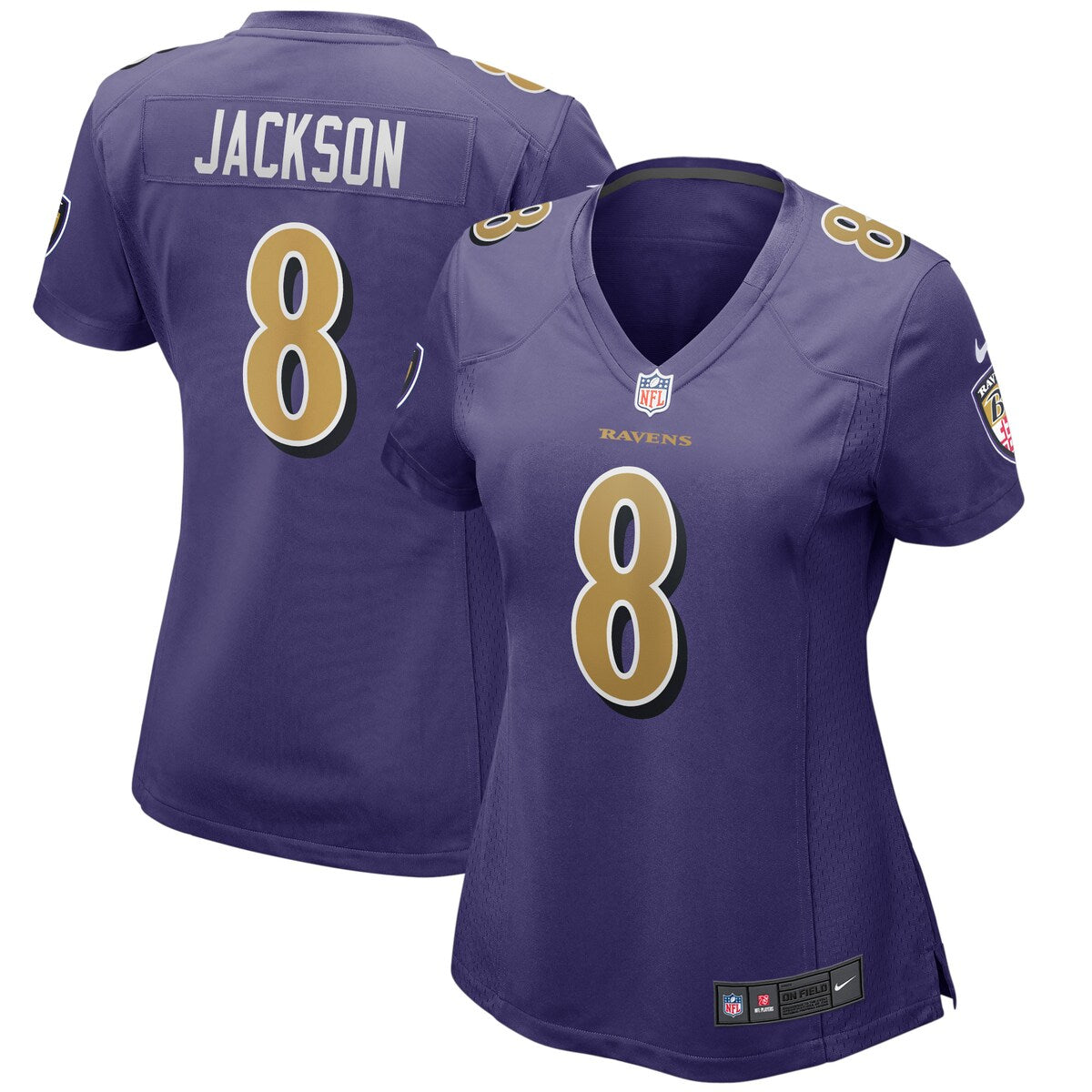 Lamar Jackson Baltimore Ravens Nike Womens Alternate Game Player Jersey Purple
