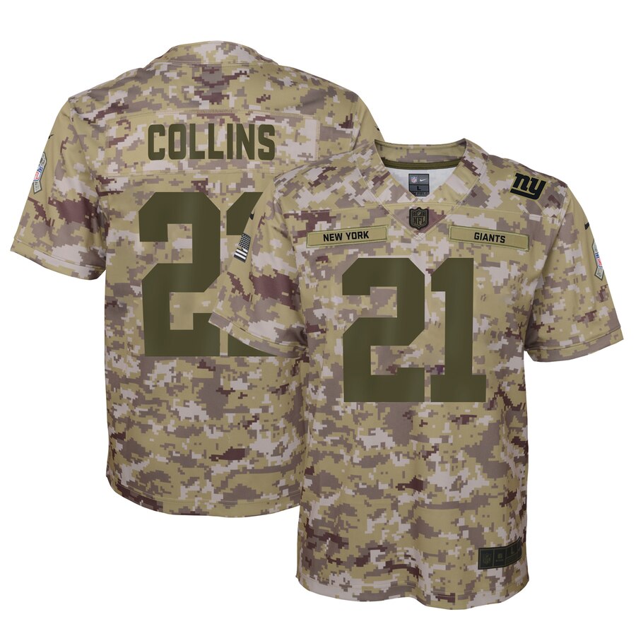 Landon Collins New York Giants Nike Youth Salute To Service Game Jersey Camo