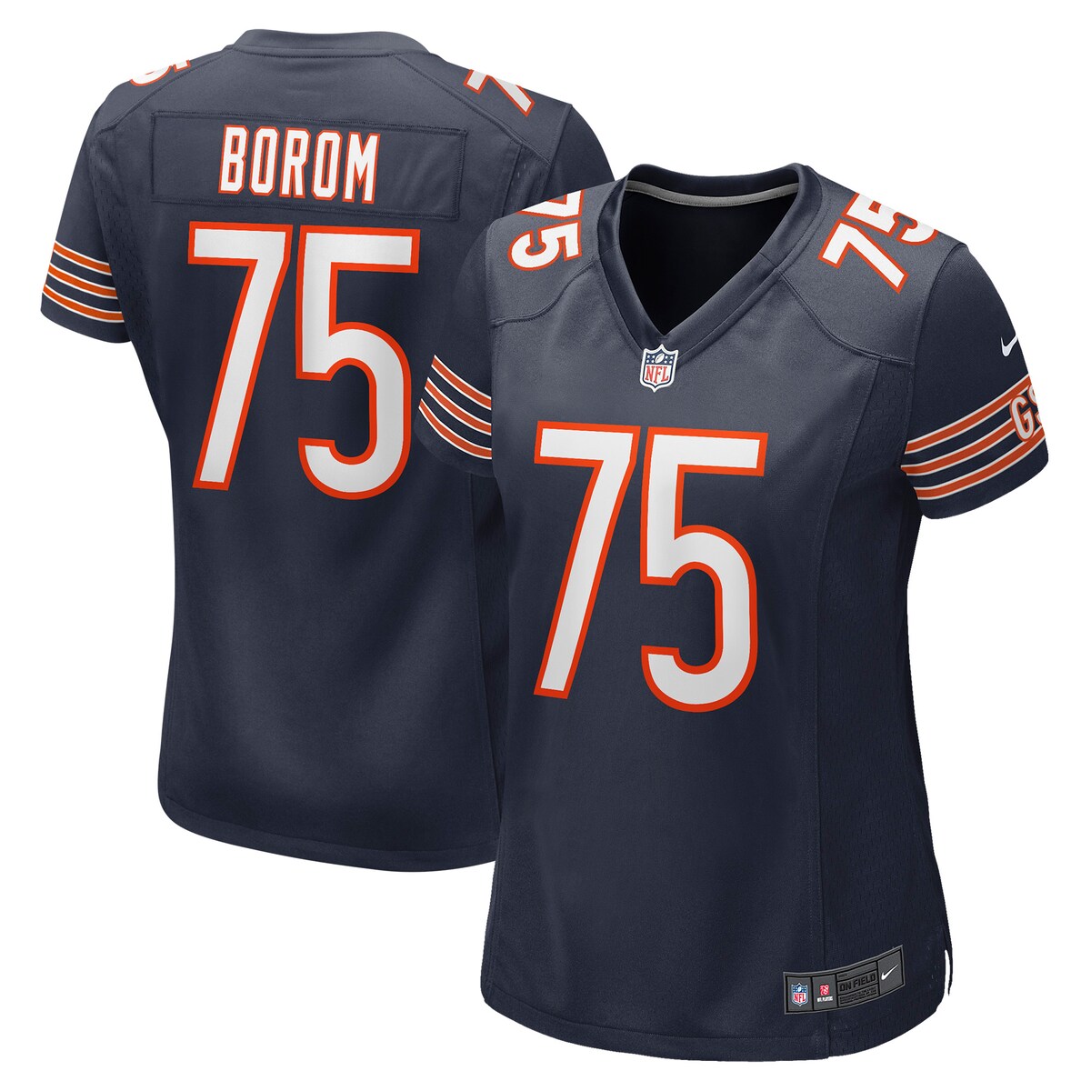 Larry Borom Chicago Bears Nike Womens Game Jersey Navy