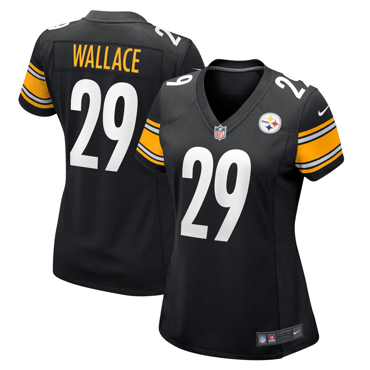 Levi Wallace Pittsburgh Steelers Nike Womens Game Player Jersey Black