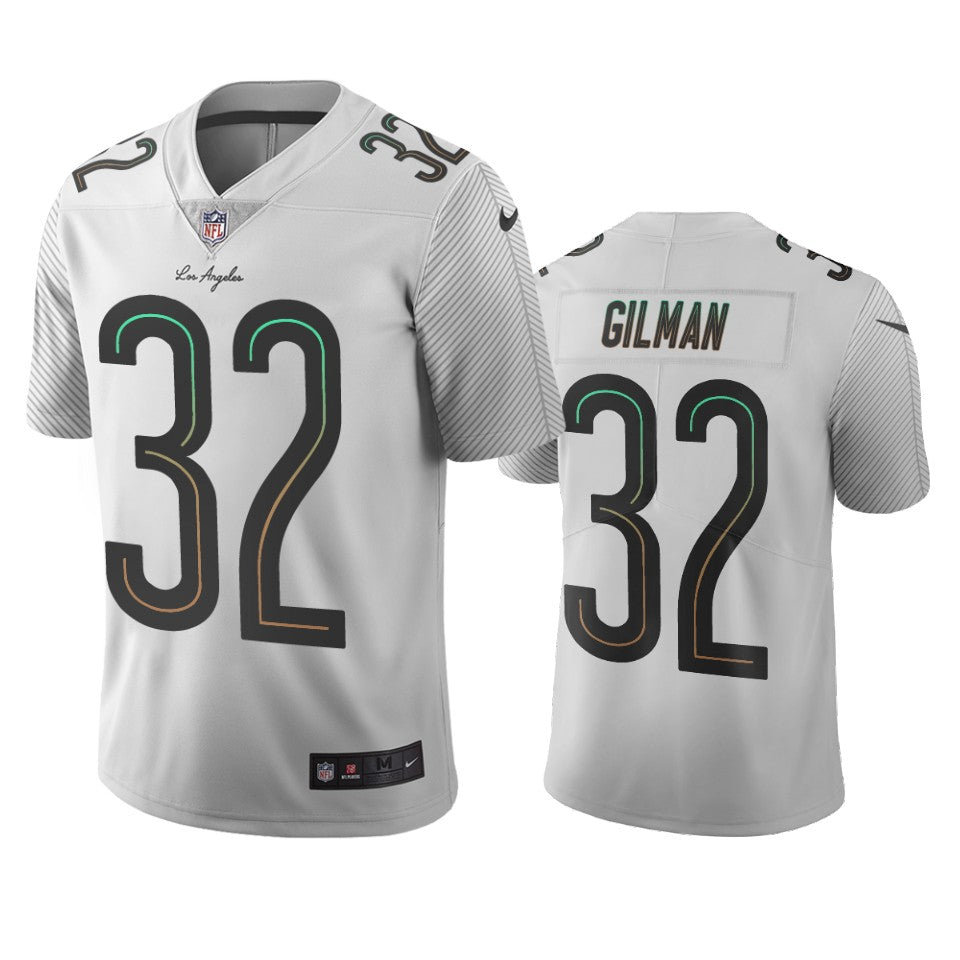 Los Angeles Chargers Alohi Gilman White City Edition Vapor Limited Jersey