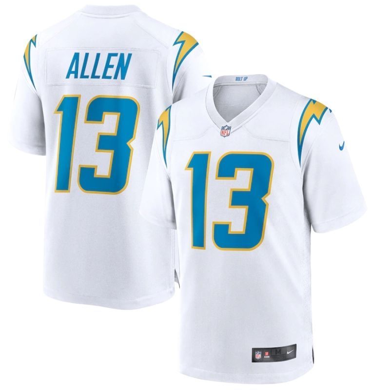 Los Angeles Chargers Keenan Allen 13 Nfl 2020 White Jersey