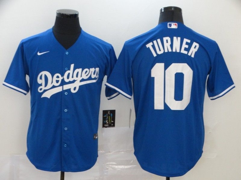 Los Angeles Dodgers Justin Turner 10 2020 Mlb Navy Blue Jersey