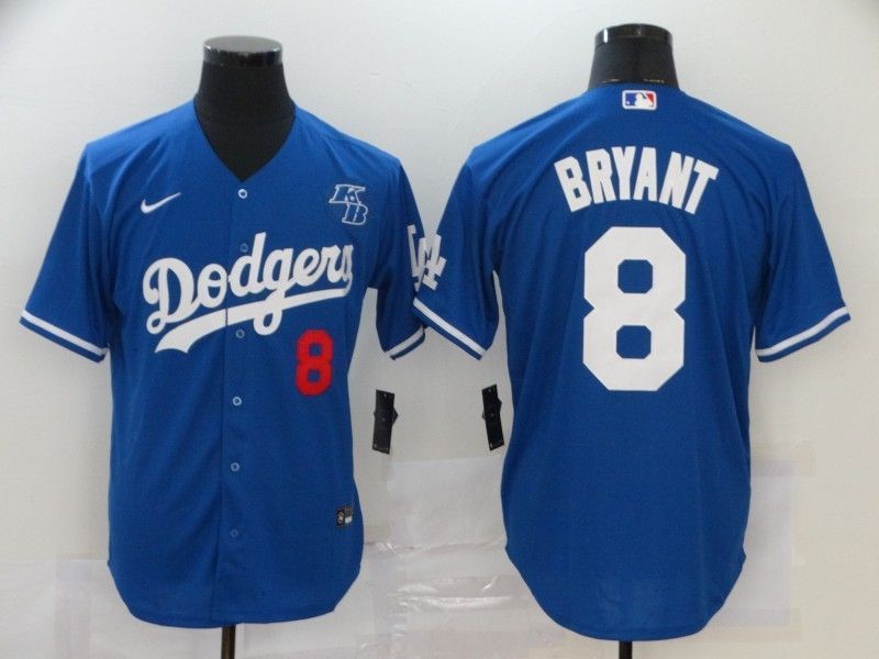 Los Angeles Dodgers Kobe Bryant 8 2020 Mlb Navy Blue Jersey