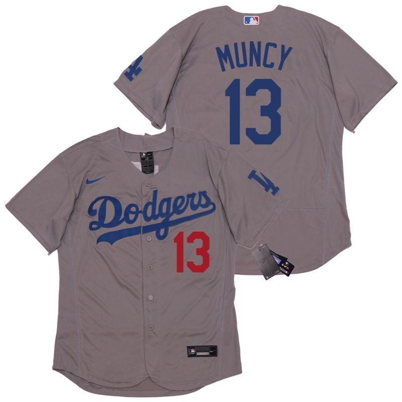 Los Angeles Dodgers Max Muncy 13 2020 Mlb Light Plum Jersey