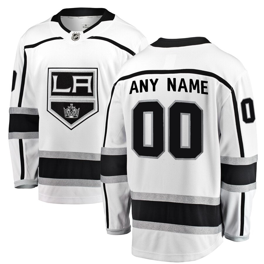 Los Angeles Kings Fanatics Branded Away Breakaway Custom Jersey White