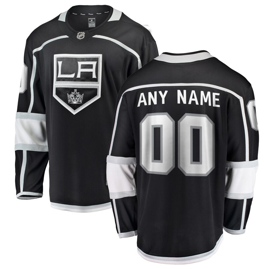 Los Angeles Kings Fanatics Branded Youth Home Breakaway Custom Jersey Black