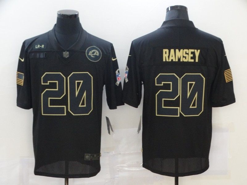 Los Angeles Rams Jalen Ramsey 20 Nfl 2020 Black Jersey