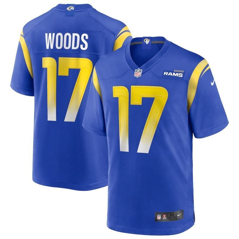 Los Angeles Rams Robert Woods 17 Nfl 2020 Navy Blue Jersey
