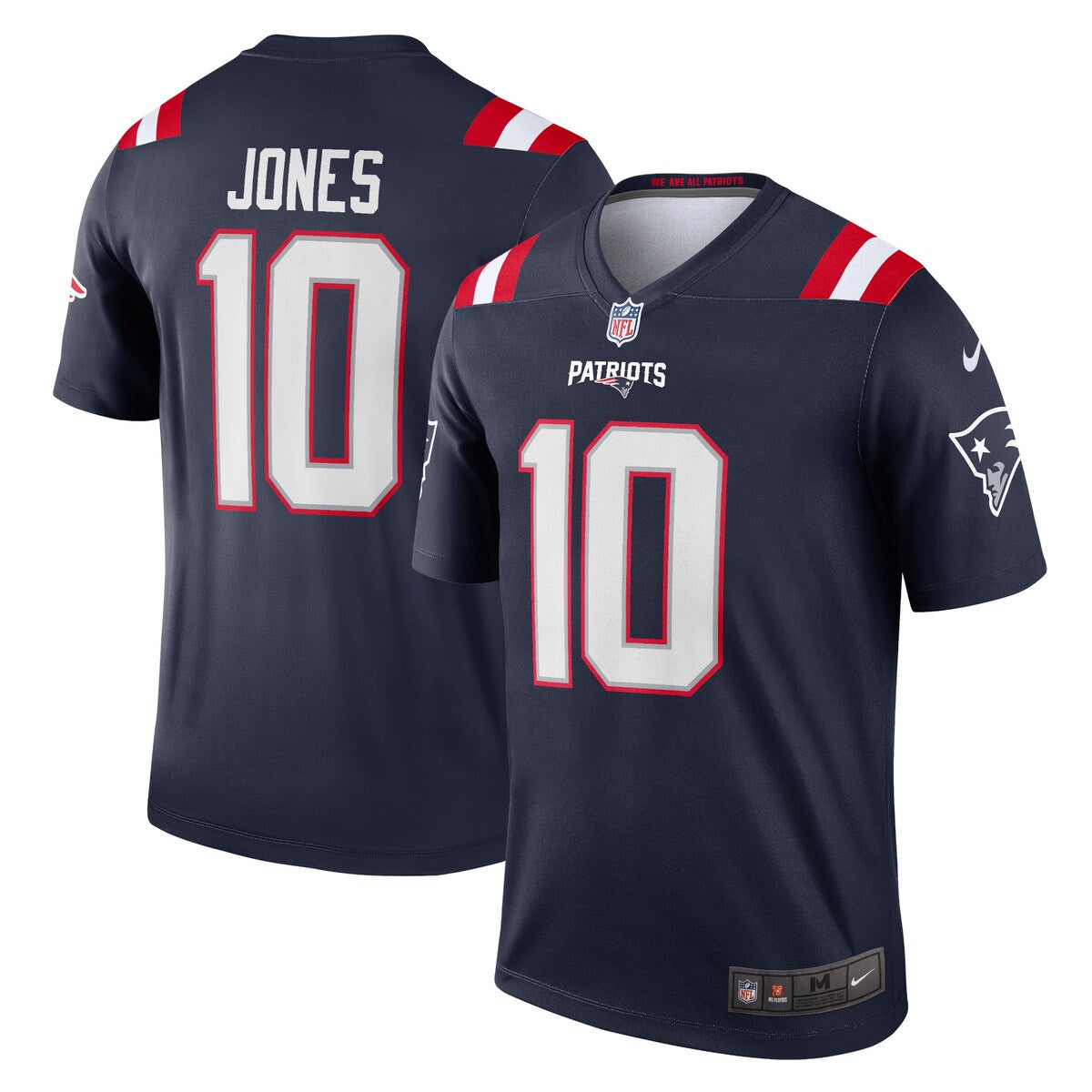 Mac Jones New England Patriots Nike Legend Jersey Navy