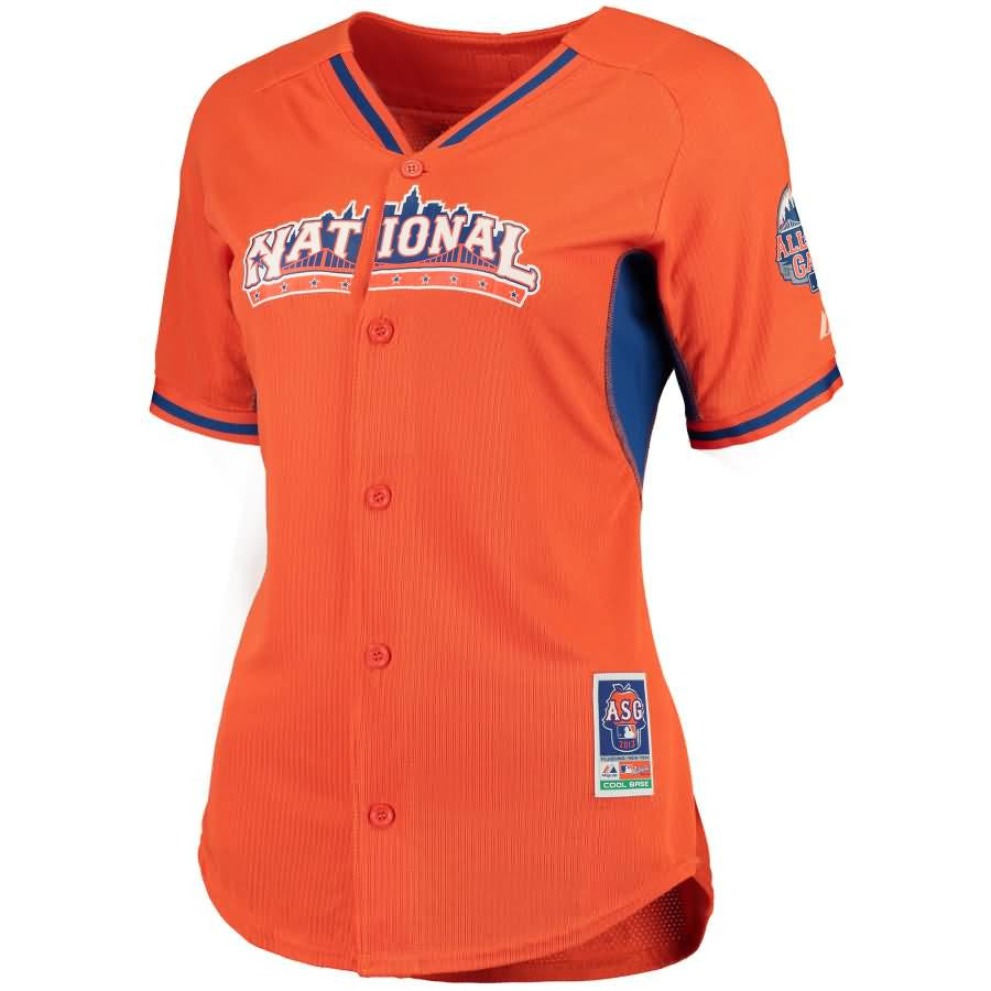 Majestic Womens 2013 Mlb All star Game Performance Jersey Orange