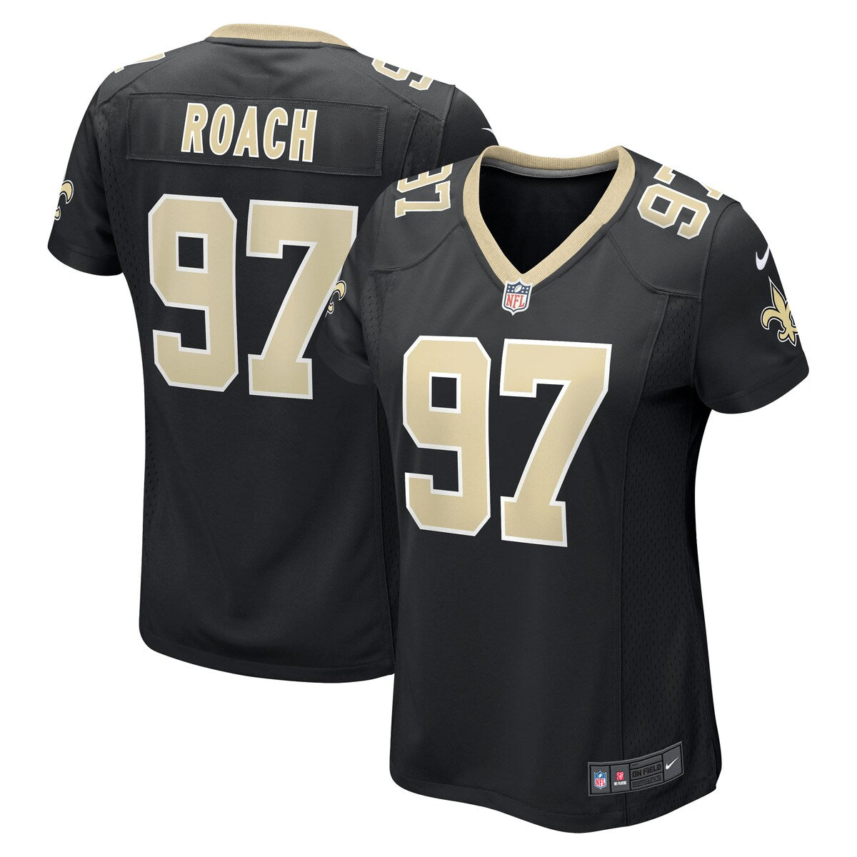 Malcolm Roach New Orleans Saints Nike Womens Team Game Jersey Black