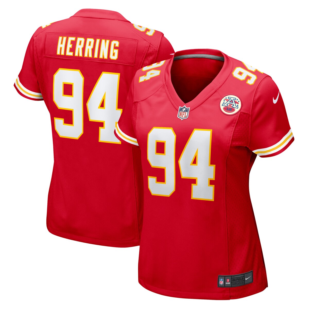 Malik Herring Kansas City Chiefs Nike Womens Team Game Player Jersey Red
