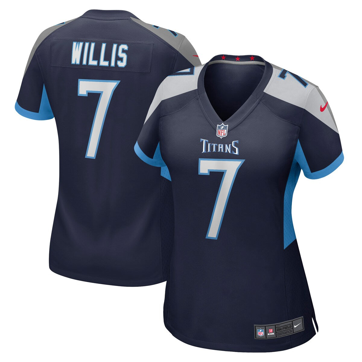 Malik Willis Tennessee Titans Nike Womens Player Game Jersey Navy