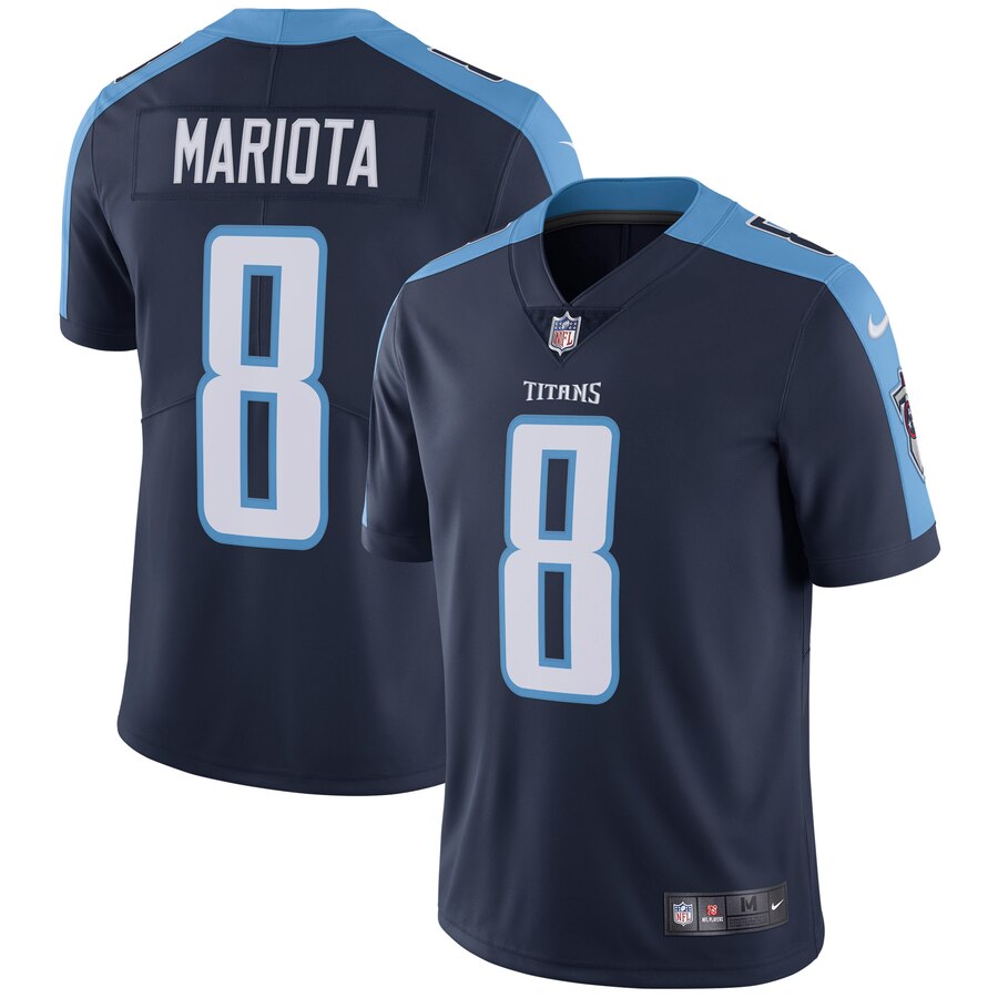 Marcus Mariota Tennessee Titans Nike Youth Vapor Untouchable Limited Player Jersey Navy