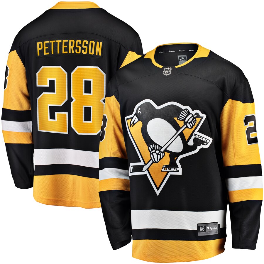 Marcus Pettersson Pittsburgh Penguins Fanatics Branded Home Breakaway Player Jersey Black
