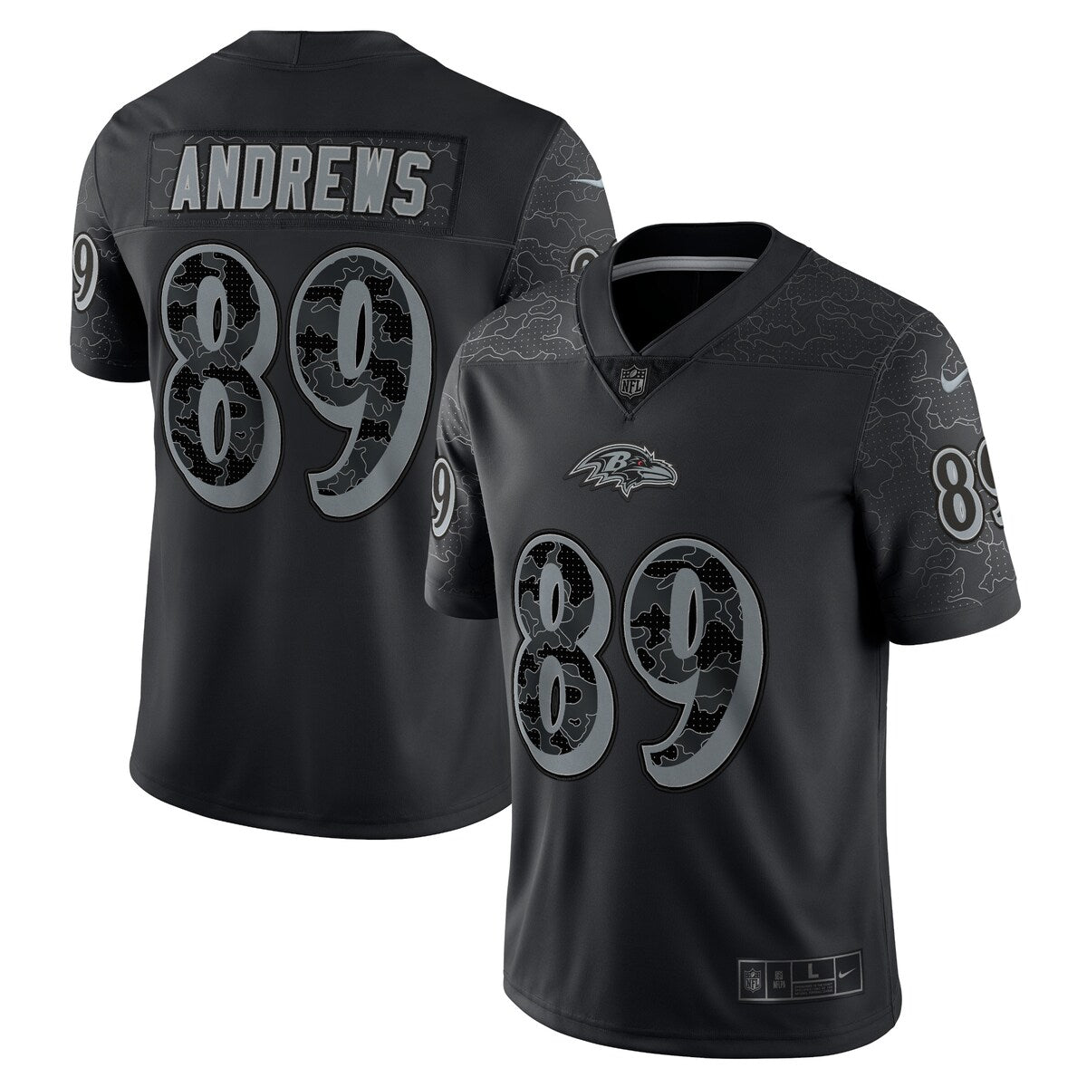 Mark Andrews Baltimore Ravens Nike Rflctv Limited Jersey Black