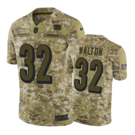 Mark Walton Jersey Nfl Camo Cincinnati Bengals
