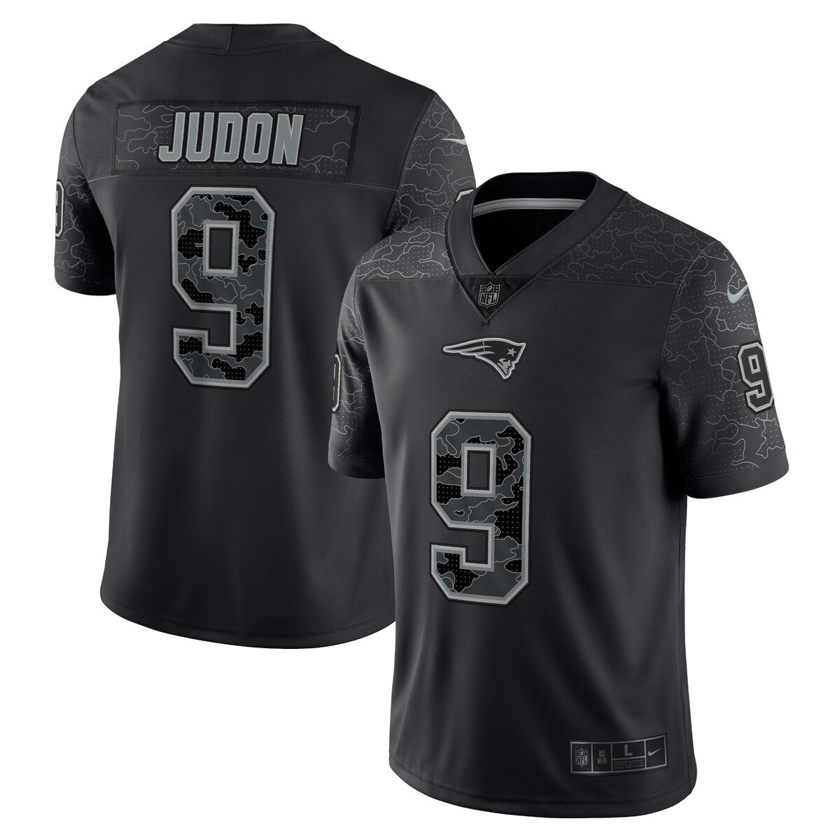 Matthew Judon New England Patriots Nike Rflctv Limited Jersey Black