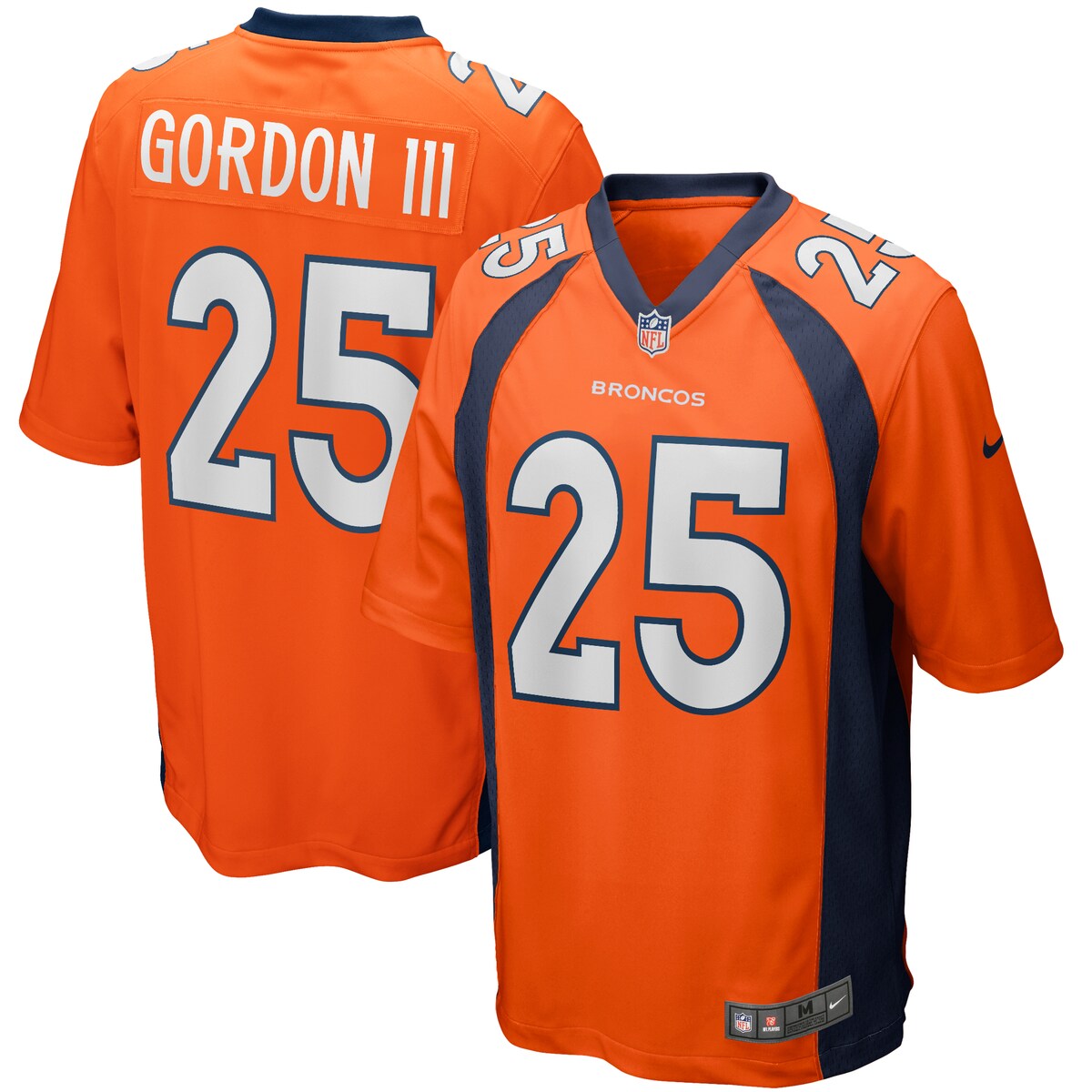 Melvin Gordon Iii Denver Broncos Nike Game Jersey Orange