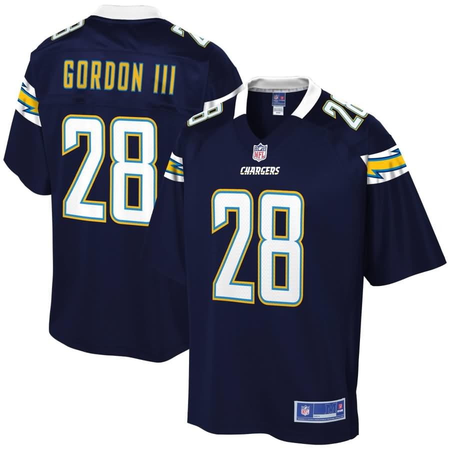 Melvin Gordon Iii Los Angeles Chargers Nfl Pro Line Team Color Player Jersey Navy