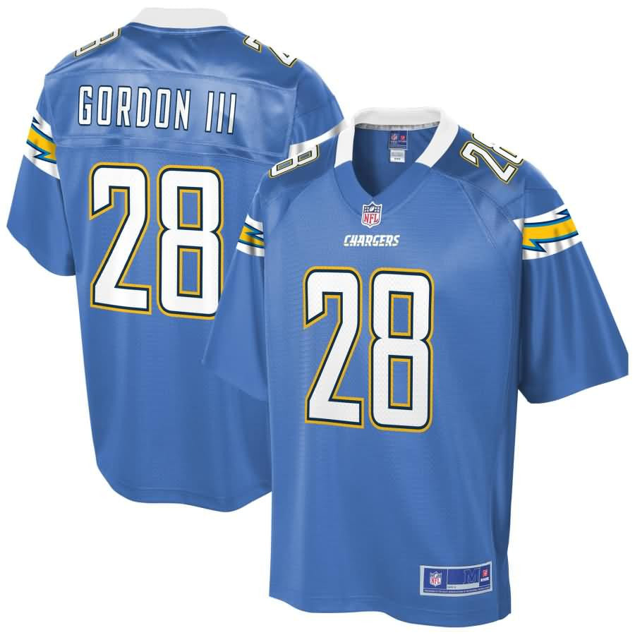 Melvin Gordon Los Angeles Chargers Nfl Pro Line Alternate Team Color Player Jersey Powder Blue