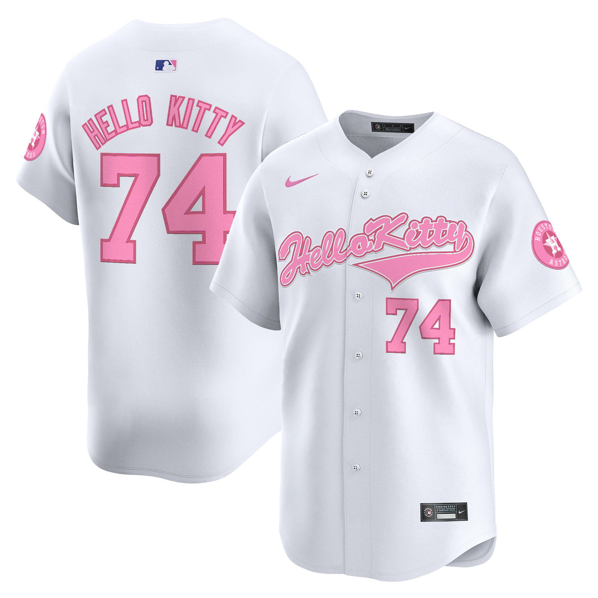 Men s Houston Astros Hello Kitty Vapor Premier Limited Jersey All Stitched