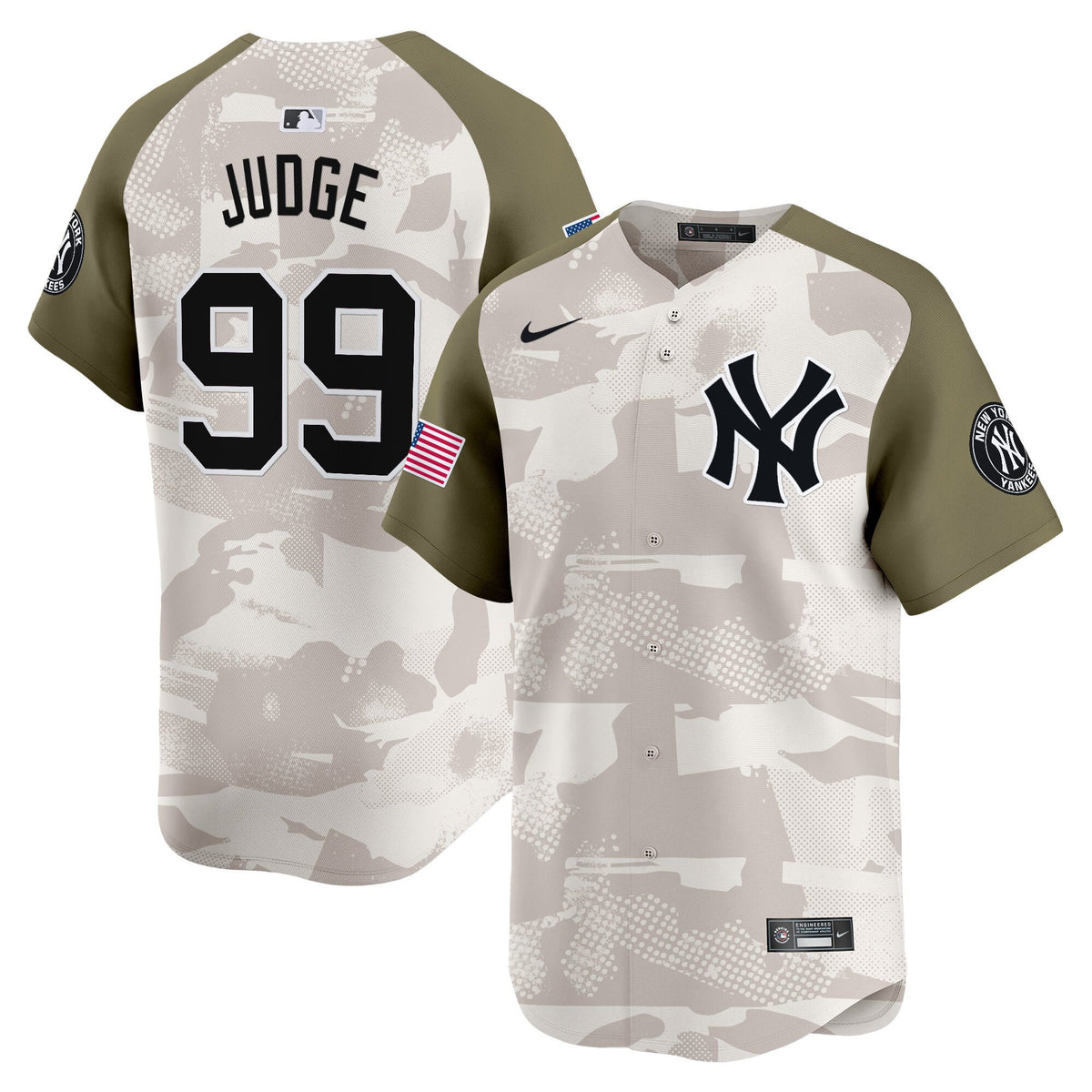Men s New York Yankees 2025 Armed Forces Day Vapor Premier Limited Jersey Stitched